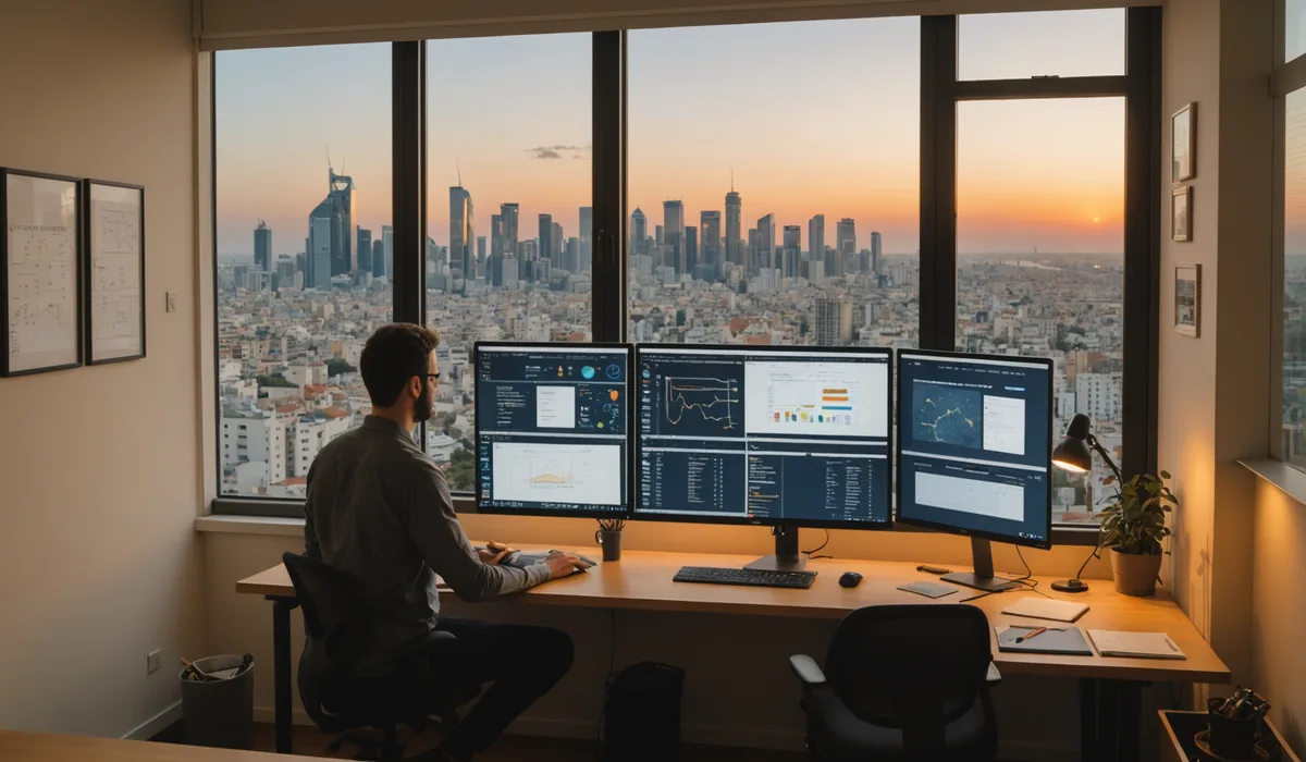 Youtiligent team workspace in Tel Aviv
